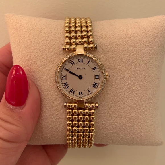 ***SOLD*** CARTIER - 18k solid gold bracelet watch - Picture 4 of 7